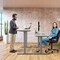 Electric Standing Desk Frame with Adjustable Height and Press Button Controller